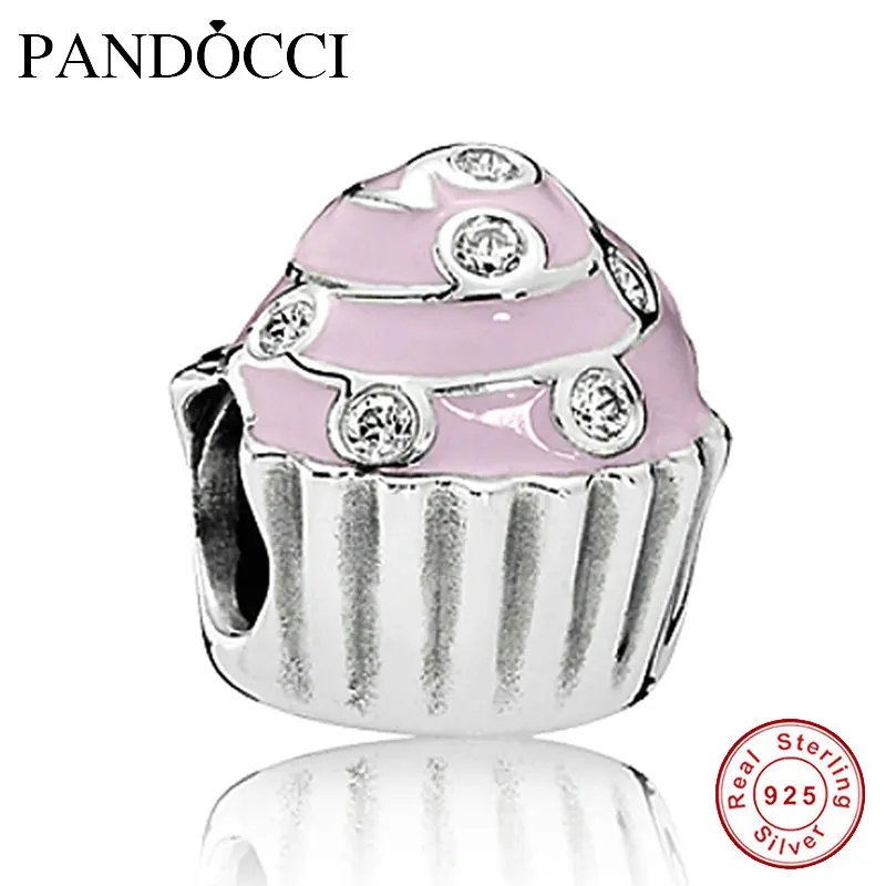 Beads Fits Pandora Bracelets 100% 925 Sterling Silver Jewelry Sweet Cupcake Original Fashion Charms PANDOCCI
Beads Fits Pandora Bracelets 100% 925 Sterling Silver Jewelry Sweet Cupcake Original Fashion Charms PANDOCCI