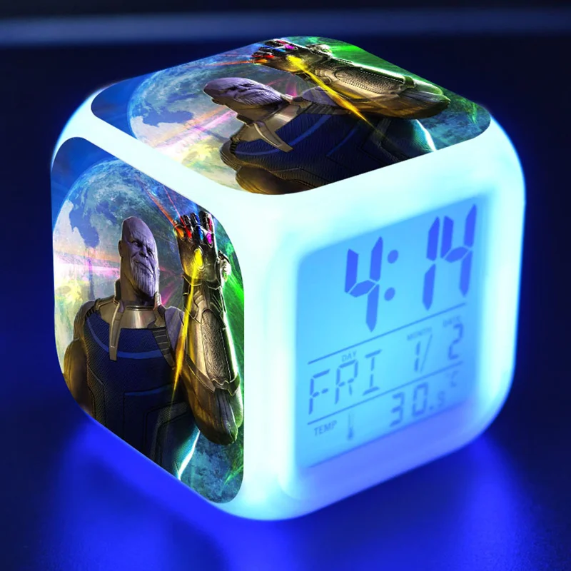 Cartoon Kids Alarm Clock wekker Gift bedside snooze alarm clock 7 Color Change wake up light table Digital clock Children toys
Cartoon Kids Alarm Clock wekker Gift bedside snooze alarm clock 7 Color Change wake up light table Digital clock Children toys