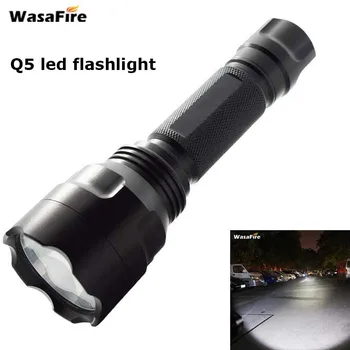 

Powerful LED Torch Q5 LED C8 Flashlights Waterproof Hunting Light Self-Defense 3 Modes Torch Lamp for Camping Cycling