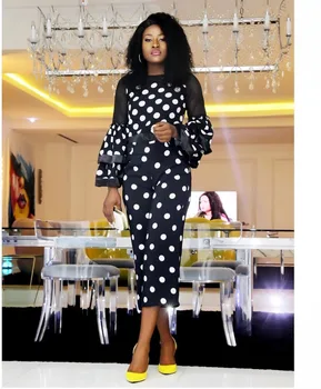 Casual Dot Print Flare Full Sleeves With Calf-Length Pants Lace Up Women Bodycon Jumpsuit
Casual Dot Print Flare Full Sleeves With Calf-Length Pants Lace Up Women Bodycon Jumpsuit