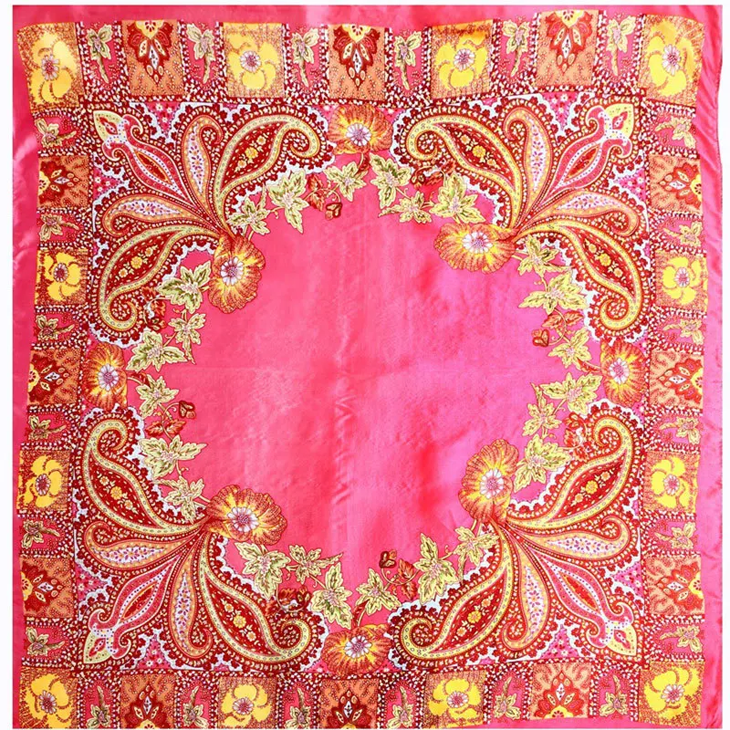 100% Silk Scarf Women Scarf Paisley Flowers & Leaves Hijab Middle Square Silk Scarf 2019 Foulard Bandana Female Scarf Lady Gift
100% Silk Scarf Women Scarf Paisley Flowers & Leaves Hijab Middle Square Silk Scarf 2019 Foulard Bandana Female Scarf Lady Gift