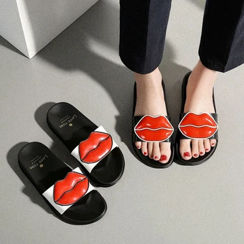 Summer Slides Women Slippers Lovely Lips Beach Slippers Platform Slip on Sandals Women Shoes Flip Flops Zapatillas Mujer
Summer Slides Women Slippers Lovely Lips Beach Slippers Platform Slip on Sandals Women Shoes Flip Flops Zapatillas Mujer