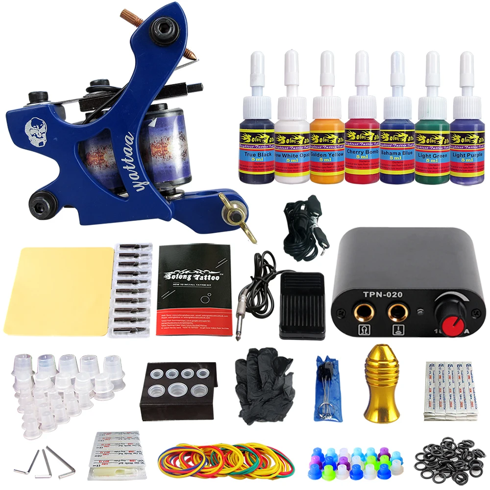 Stigma Tattoo Kit New Arrival 1 Professional Machine Gun Power Supply 7 color ink set TK105-65
Stigma Tattoo Kit New Arrival 1 Professional Machine Gun Power Supply 7 color ink set TK105-65
