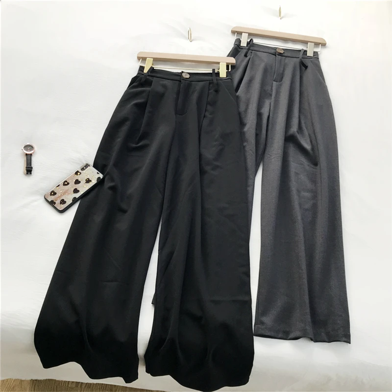 Daily Apparel Female 2019 Fashion Summer Long Trousers Casual Wide Leg Elastic High Waist Spring Chiffon Suit Pants for Women
Daily Apparel Female 2019 Fashion Summer Long Trousers Casual Wide Leg Elastic High Waist Spring Chiffon Suit Pants for Women