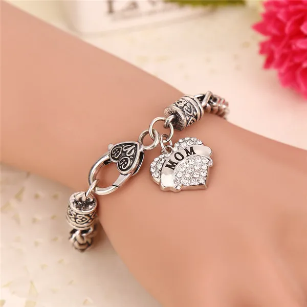2015 Fashion Magazine New Design Lady's Bracelet Simple Love Heart Fashion Mom Bracelets With Rhinestone Charms Free 12pcs/lot
2015 Fashion Magazine New Design Lady's Bracelet Simple Love Heart Fashion Mom Bracelets With Rhinestone Charms Free 12pcs/lot