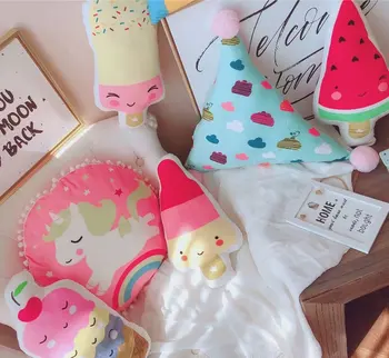 1pc watermelon ice cream rainbow plush sofa hold pillow vehicle waist cushion stuffed toy girl boy creative gift
1pc watermelon ice cream rainbow plush sofa hold pillow vehicle waist cushion stuffed toy girl boy creative gift