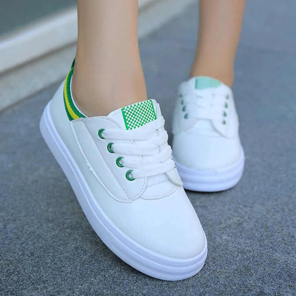 Women Ladies Fashion Lace Up Round Toe Flat Casual Loafer Sneaker White Shoes women sneakers white sneakers women shoes 2019
Women Ladies Fashion Lace Up Round Toe Flat Casual Loafer Sneaker White Shoes women sneakers white sneakers women shoes 2019