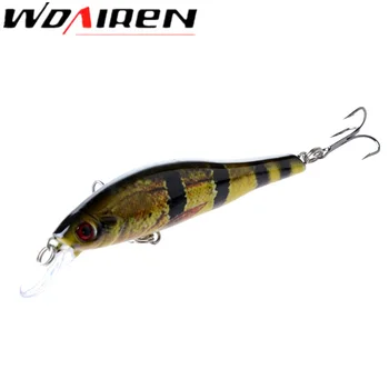 1Pcs Minnow Wobblers Fishing Lure 9.5cm 11g Artificial Hard bait Crankbait Swimbait with Hooks Isca Fishing Tackle WD-386
1Pcs Minnow Wobblers Fishing Lure 9.5cm 11g Artificial Hard bait Crankbait Swimbait with Hooks Isca Fishing Tackle WD-386
