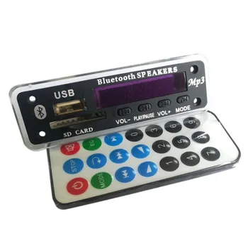Wireless Bluetooth 5.0 12V MP3 WMA Decoder Board Audio Lossless APE Module USB TF FM Radio Support Power-off Memory Playback
Wireless Bluetooth 5.0 12V MP3 WMA Decoder Board Audio Lossless APE Module USB TF FM Radio Support Power-off Memory Playback