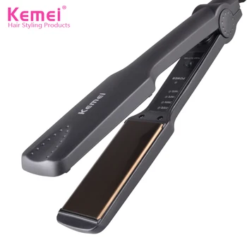 Kemei-329 Flat Iron Straightening Irons Fast Warm-up Thermal Performance Professional Heating Plate Straight Hair Styling Tools
Kemei-329 Flat Iron Straightening Irons Fast Warm-up Thermal Performance Professional Heating Plate Straight Hair Styling Tools