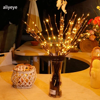 70CM 20Bulbs LED Willow Branch String Lights Floral Fariy Night Light For Bedroom Wedding Home Christmas Party Garden Decor
70CM 20Bulbs LED Willow Branch String Lights Floral Fariy Night Light For Bedroom Wedding Home Christmas Party Garden Decor