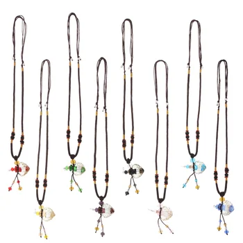 Aromatherapy Essential Oil Diffuser Necklace Perfume Necklace Bottle Handmade Small Bottles Pendant Locket Adjustable Rope
Aromatherapy Essential Oil Diffuser Necklace Perfume Necklace Bottle Handmade Small Bottles Pendant Locket Adjustable Rope