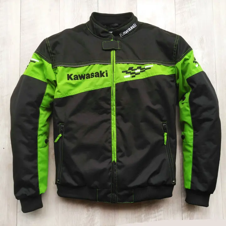 2018 Street Motorcycle Moto GP Racing Team for KAWASAKI Jacket Riding with Protectors Black Green Clothing
2018 Street Motorcycle Moto GP Racing Team for KAWASAKI Jacket Riding with Protectors Black Green Clothing