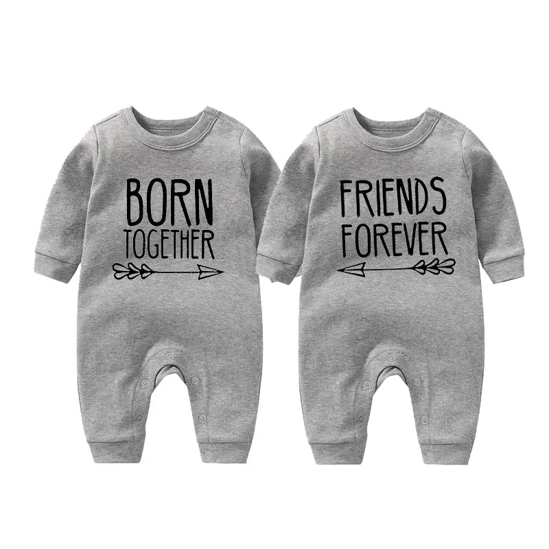 YSCULBUTOL Born Together Friends Forever New Born Baby Long Sleeve Two piece Baby Clothing Unisex shower Romper
YSCULBUTOL Born Together Friends Forever New Born Baby Long Sleeve Two piece Baby Clothing Unisex shower Romper