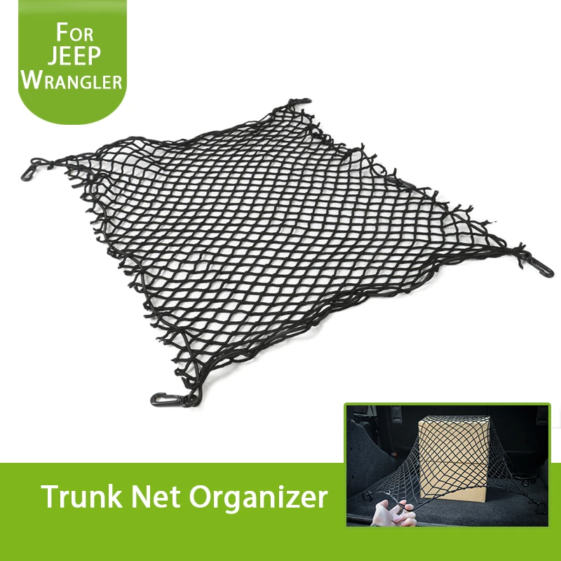 Fit For Jeep Renegade Wrangler Compass Patriot Nylon Car Rear Cargo Net Trunk Storage Organizer Net With Hook
Fit For Jeep Renegade Wrangler Compass Patriot Nylon Car Rear Cargo Net Trunk Storage Organizer Net With Hook