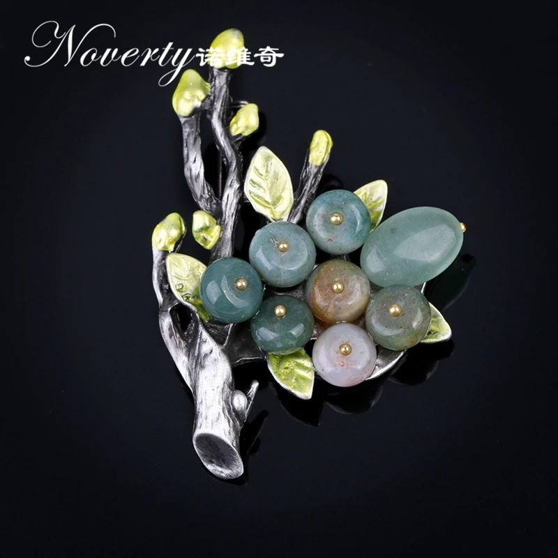 New Vintage Zinc Alloy and Natural Stone Plant Brooch Scarf Buckle Accessories for Women Party Gifts
New Vintage Zinc Alloy and Natural Stone Plant Brooch Scarf Buckle Accessories for Women Party Gifts