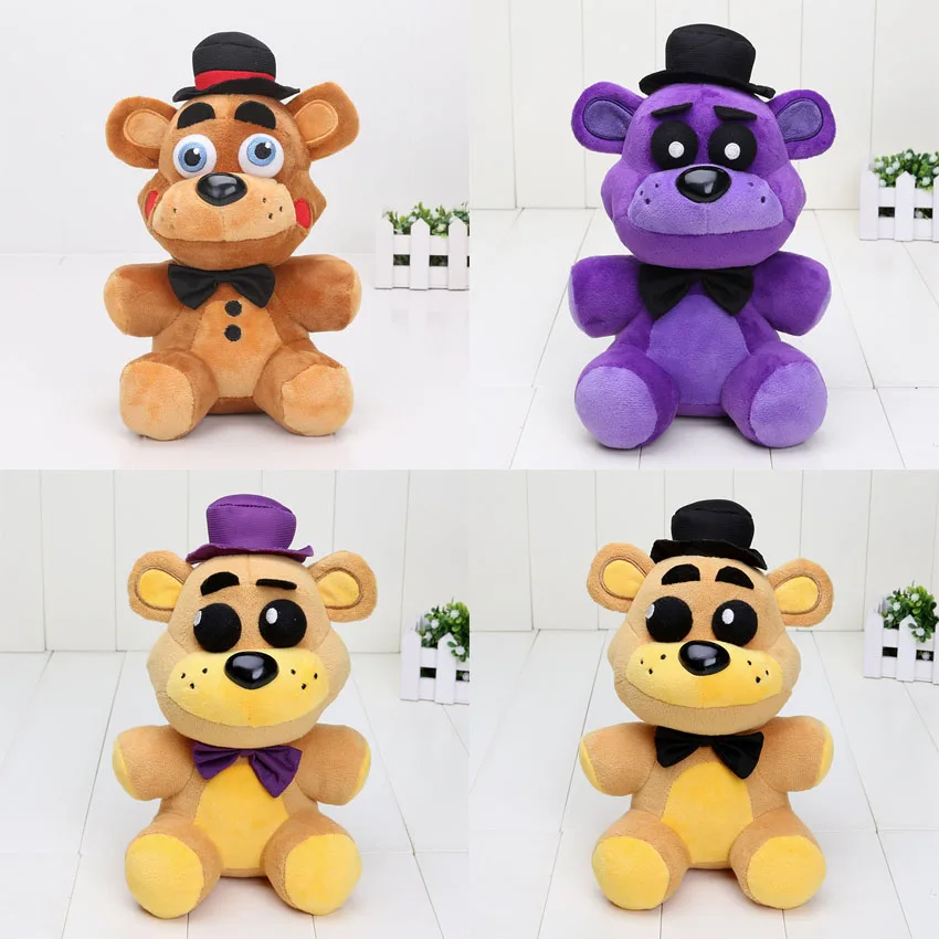 25cm Vedio game FNAF Plush Toy Five Nights At Freddy's Toy Nightmare Golden Shadow Freddy Bear Plush Doll
25cm Vedio game FNAF Plush Toy Five Nights At Freddy's Toy Nightmare Golden Shadow Freddy Bear Plush Doll