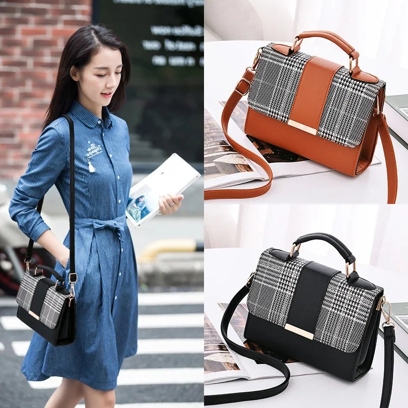 2019 new style Korean version of the simple square package single shoulder messenger bag mingsuo 20X7.5X15X5cm
2019 new style Korean version of the simple square package single shoulder messenger bag mingsuo 20X7.5X15X5cm