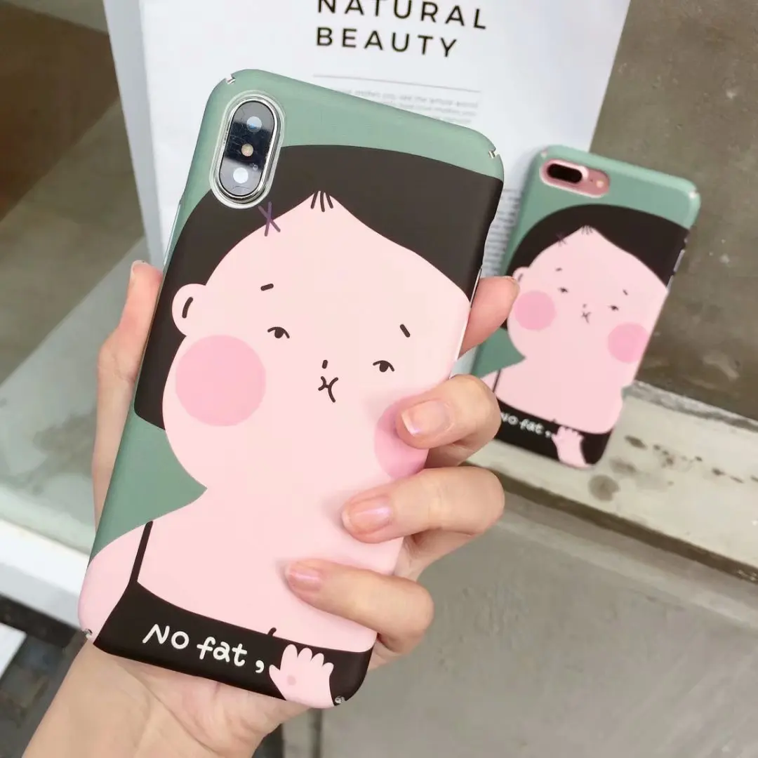 ZRICKIE Lovely Pattern Phone Case For iPhone X Xs Slim Hard PC Back Cover For iPhone 6 6S 7 8 Plus Cute NO FAT Letter Fundas
ZRICKIE Lovely Pattern Phone Case For iPhone X Xs Slim Hard PC Back Cover For iPhone 6 6S 7 8 Plus Cute NO FAT Letter Fundas