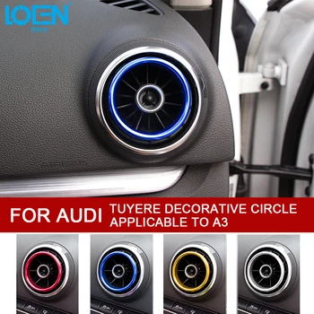 4Pcs/Set New Styling Car Air Conditioning Vent Outlet Circle Ring Stickers Trim Cars Interior Decal For Audi A3 Silver Gold Red
4Pcs/Set New Styling Car Air Conditioning Vent Outlet Circle Ring Stickers Trim Cars Interior Decal For Audi A3 Silver Gold Red