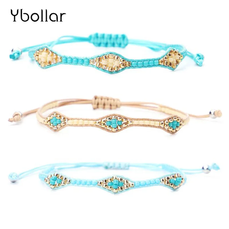 1pc Handmade Cord Braided Bracelet Rise Beads Simple Style Fashion Adjustable Seed Beaded Bohemia Bracelets for women
1pc Handmade Cord Braided Bracelet Rise Beads Simple Style Fashion Adjustable Seed Beaded Bohemia Bracelets for women