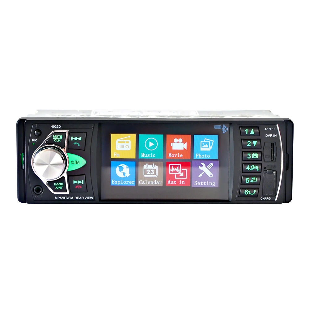 4022D 4.1" TFT HD Digital Car MP5 Player Car MP5Player In-Dash Universal Auto Radio Stereo Car Audio Video Multimedia Player
4022D 4.1" TFT HD Digital Car MP5 Player Car MP5Player In-Dash Universal Auto Radio Stereo Car Audio Video Multimedia Player