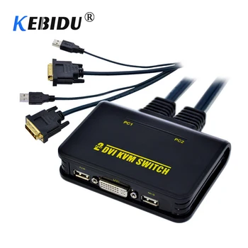 kebidu 2 Port USB2.0 DVI KVM Switcher Switch Box 2 in 1with Audio Video Cable for Monitor Keyboard Mouse HDMI Monitor KVM Switch
kebidu 2 Port USB2.0 DVI KVM Switcher Switch Box 2 in 1with Audio Video Cable for Monitor Keyboard Mouse HDMI Monitor KVM Switch