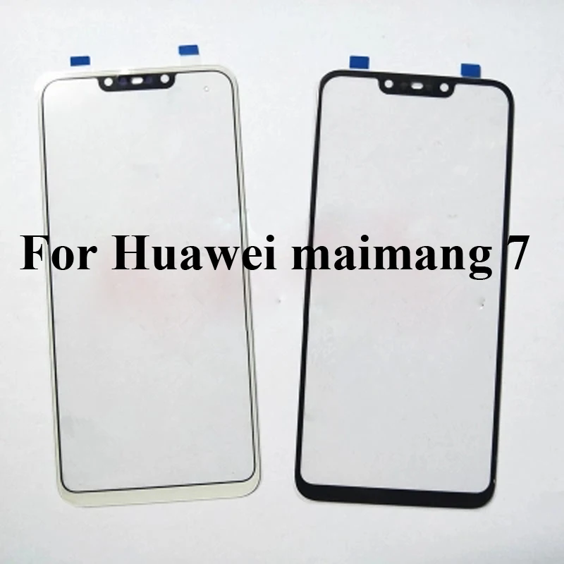 Фото 2PCS For Huawei Maimang 7 Glass Lens touchscreen Touch screen Outer Screen Maimang7 Cover without flex | Мобильные телефоны и