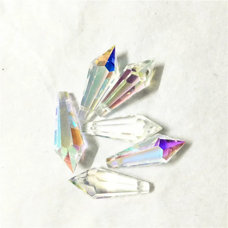 Crystals Chandelier U-drop Parts 38mm/60mm/80mm 10pcs Icicles Crystal AB Ornaments Aurora Borealis Crystals Prism Decoration
Crystals Chandelier U-drop Parts 38mm/60mm/80mm 10pcs Icicles Crystal AB Ornaments Aurora Borealis Crystals Prism Decoration