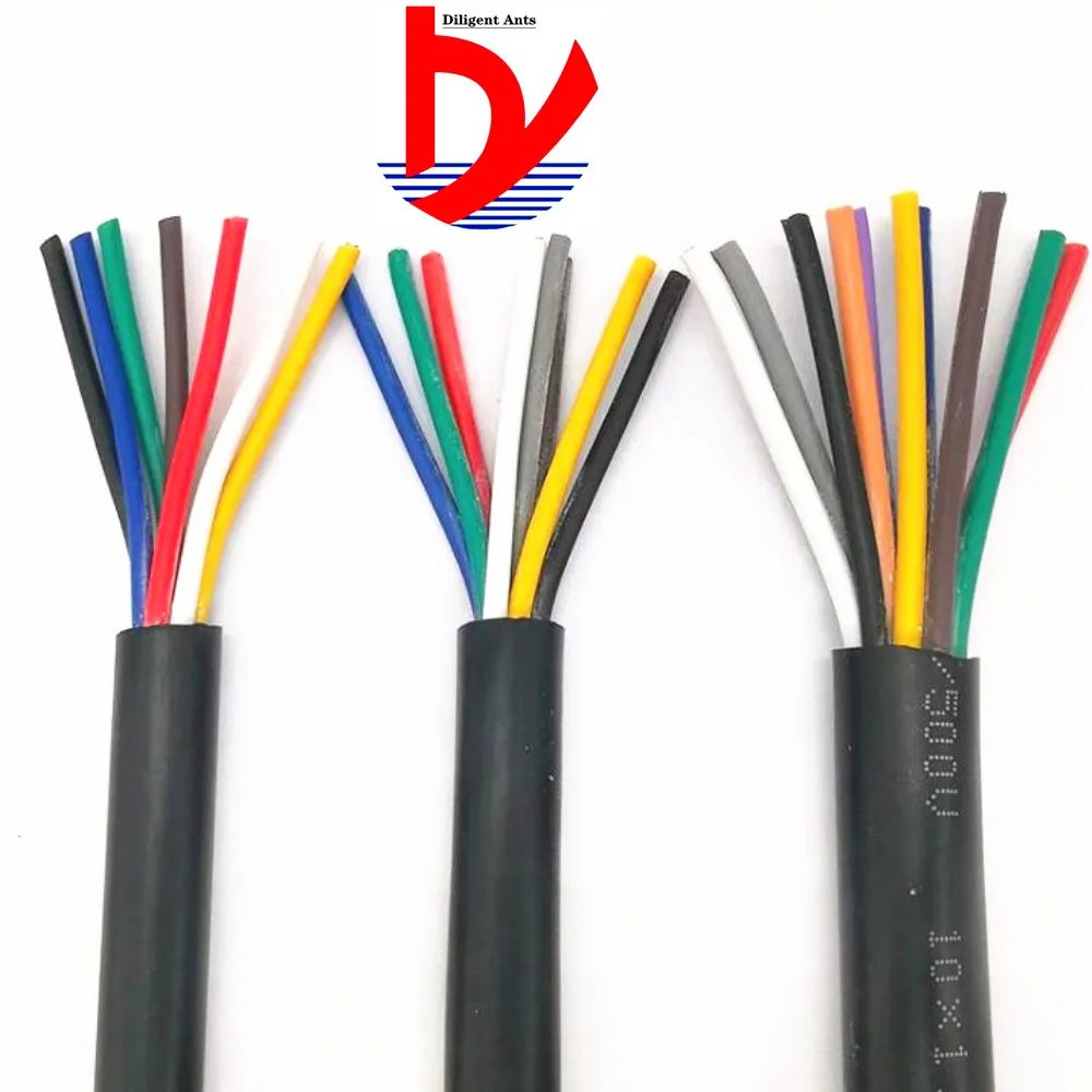 17 AWG 1MM2 RVV 2/3/4/5/6/7/8/10/12/14/16/18 Cores Pins Copper Wire Conductor Electric RVV Cable Black
17 AWG 1MM2 RVV 2/3/4/5/6/7/8/10/12/14/16/18 Cores Pins Copper Wire Conductor Electric RVV Cable Black