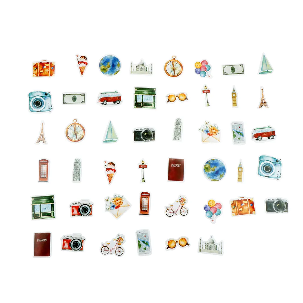 46pcs/lot Travel Alone Label Stickers Decorative Stationery Stickers Scrapbooking DIY Diary Album Stick Lable
46pcs/lot Travel Alone Label Stickers Decorative Stationery Stickers Scrapbooking DIY Diary Album Stick Lable