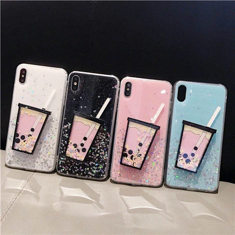Tfshining Cute 3D Pearl Milk Tea Drink Glitter Phone Case For iPhone X XR XS Max 7 8 6 6s Plus Soft Silicone TPU Back Cover Capa
Tfshining Cute 3D Pearl Milk Tea Drink Glitter Phone Case For iPhone X XR XS Max 7 8 6 6s Plus Soft Silicone TPU Back Cover Capa