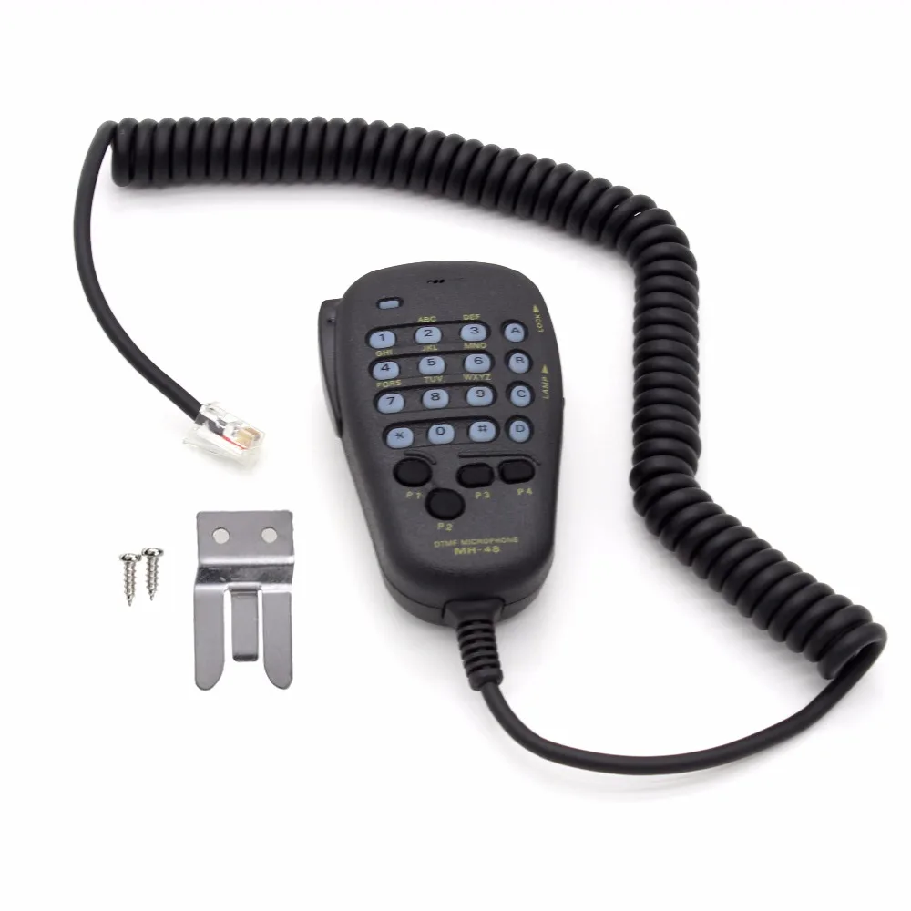 6 Pin DTMF Microphone MH-48 Speaker Mic MH-48A6J for Yaesu Mobile Car Radio FT-7800R FT-8800R FT-8900R FT-7900R FT-7100M etc
6 Pin DTMF Microphone MH-48 Speaker Mic MH-48A6J for Yaesu Mobile Car Radio FT-7800R FT-8800R FT-8900R FT-7900R FT-7100M etc