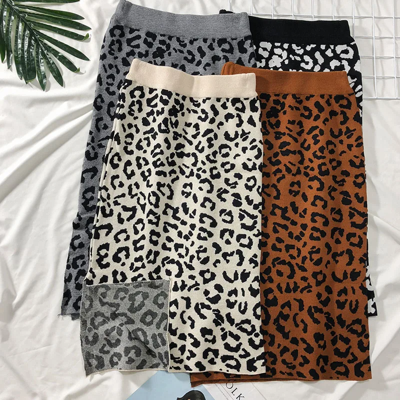 OHRYIYIE Autumn Winter Leopard Printed Skirts Women 2019 Vintage Bodycon Skirt Female Elastic Waist Split Slim Skirt Jupe Longue
OHRYIYIE Autumn Winter Leopard Printed Skirts Women 2019 Vintage Bodycon Skirt Female Elastic Waist Split Slim Skirt Jupe Longue