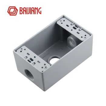 118mm us Socket Switch Box, aluminum cast iron mounted box US standard wall switch bottom box
118mm us Socket Switch Box, aluminum cast iron mounted box US standard wall switch bottom box