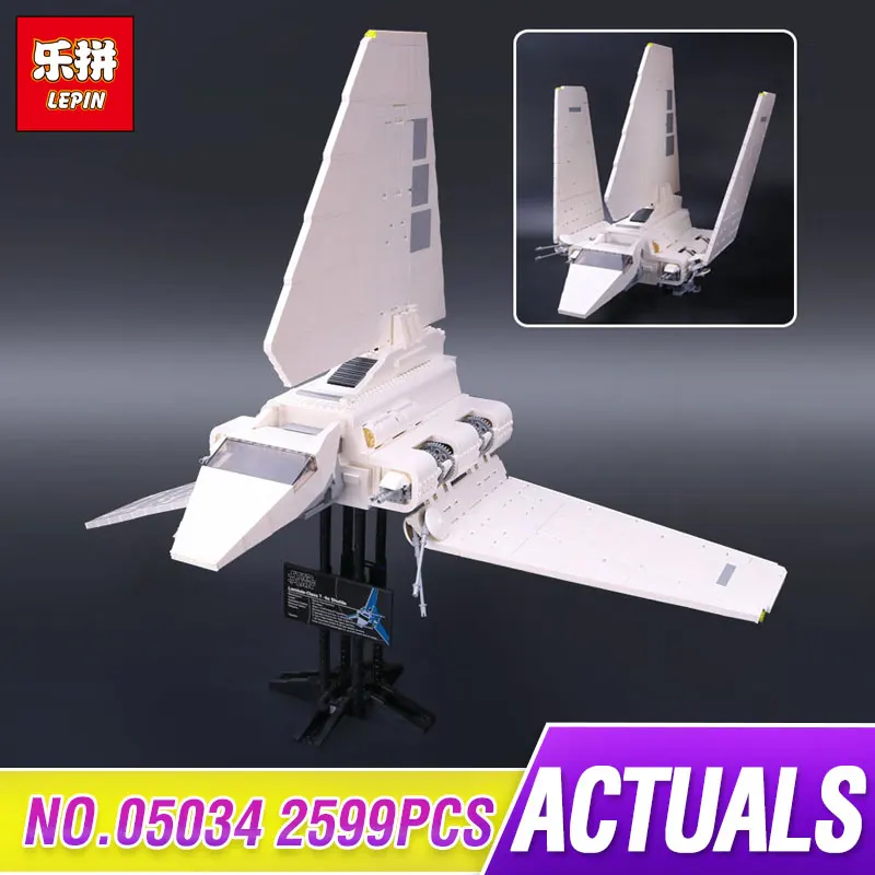 LEPIN 05034 2503Pcs Star Series Wars Kit Star Shuttle Model Building Blocks Bricks Compatible Children Toy Gift With 10212
LEPIN 05034 2503Pcs Star Series Wars Kit Star Shuttle Model Building Blocks Bricks Compatible Children Toy Gift With 10212