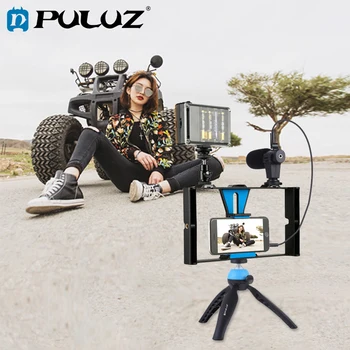 PULUZ Dual Handheld Filmmaking Recording Vlogging Video Rig Case Stabilizer Film Steady Handle Grip Rig for iPhone ,Smartphones
PULUZ Dual Handheld Filmmaking Recording Vlogging Video Rig Case Stabilizer Film Steady Handle Grip Rig for iPhone ,Smartphones