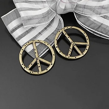 (23333)20PCS 25MM Antique Bronze Zinc Alloy Peace Symbol Charms Pendants Diy Jewelry Findings Accessories Wholesale
(23333)20PCS 25MM Antique Bronze Zinc Alloy Peace Symbol Charms Pendants Diy Jewelry Findings Accessories Wholesale