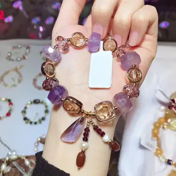 Original Design DIY Crystal Beads Bracelet Handmade Tassel Pendant Jewelry For Women Birthday Gifts For Girls
Original Design DIY Crystal Beads Bracelet Handmade Tassel Pendant Jewelry For Women Birthday Gifts For Girls