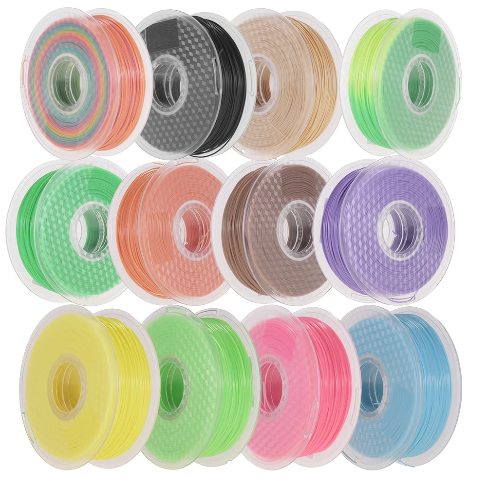 3D Printer General PLA Filament 1.75mm 1kg/2.2lbs Spool Multi-color 3D Printer filamento PLA 1.75 Dimensional Accuracy ±0.02mm
3D Printer General PLA Filament 1.75mm 1kg/2.2lbs Spool Multi-color 3D Printer filamento PLA 1.75 Dimensional Accuracy ±0.02mm