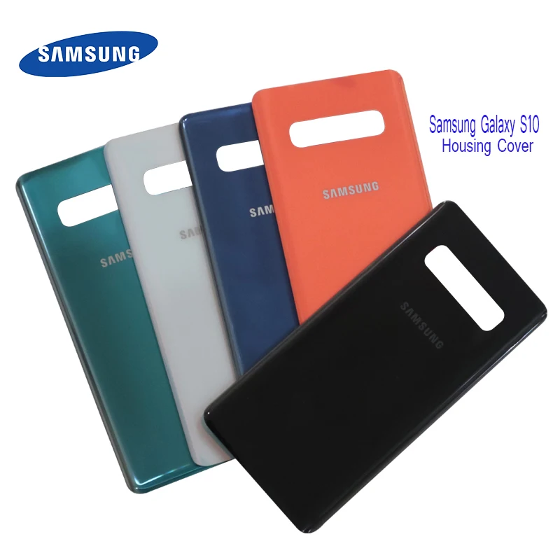 Original Samsung Galaxy S10+/S10 Plus G9750 rear battery cover rear door glass case replacement battery cover+Adhesive Sticker
Original Samsung Galaxy S10+/S10 Plus G9750 rear battery cover rear door glass case replacement battery cover+Adhesive Sticker