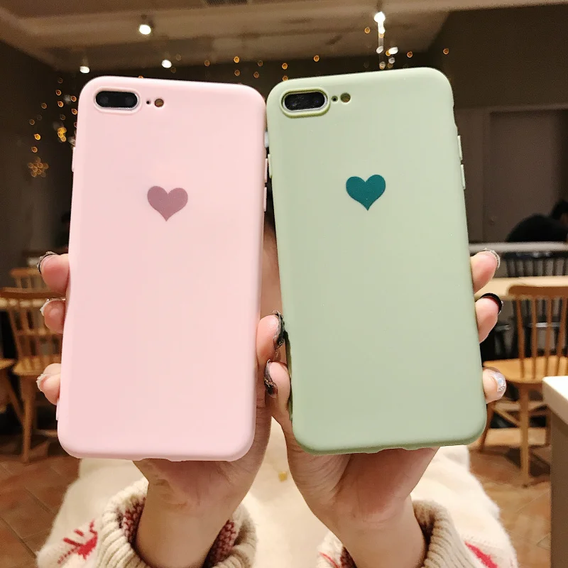 Solid Color Case For iPhone Xs Max XR X 8 7 6 6S Plus Cartoon Love Heart Phone Cases For iPhone 7 8 Plus 10 Soft TPU Back Cover
Solid Color Case For iPhone Xs Max XR X 8 7 6 6S Plus Cartoon Love Heart Phone Cases For iPhone 7 8 Plus 10 Soft TPU Back Cover