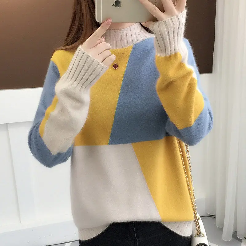 On sale autumn winter Women sweater high elastic Mixed colors Turtleneck sweater women slim sexy Bottoming Knitted Pullovers S-L
On sale autumn winter Women sweater high elastic Mixed colors Turtleneck sweater women slim sexy Bottoming Knitted Pullovers S-L