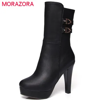 MORAZORA 2020 Mid calf boots in spring autumn high heels shoes woman fashion boots party zip solid platform boots female
MORAZORA 2020 Mid calf boots in spring autumn high heels shoes woman fashion boots party zip solid platform boots female