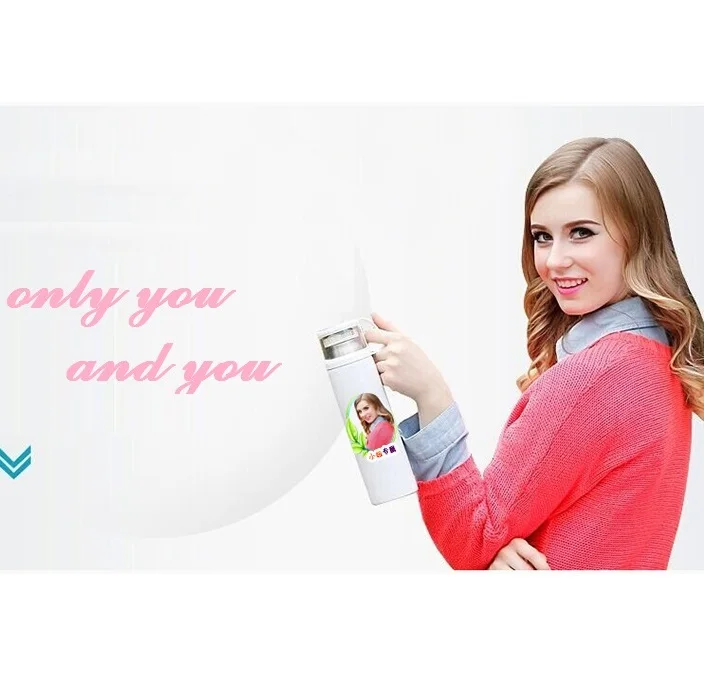 Free shipping 350ML/500ML DIY Thermos with photo new type Customize image picture colorful print LOGO creative gift Vacuum
Free shipping 350ML/500ML DIY Thermos with photo new type Customize image picture colorful print LOGO creative gift Vacuum