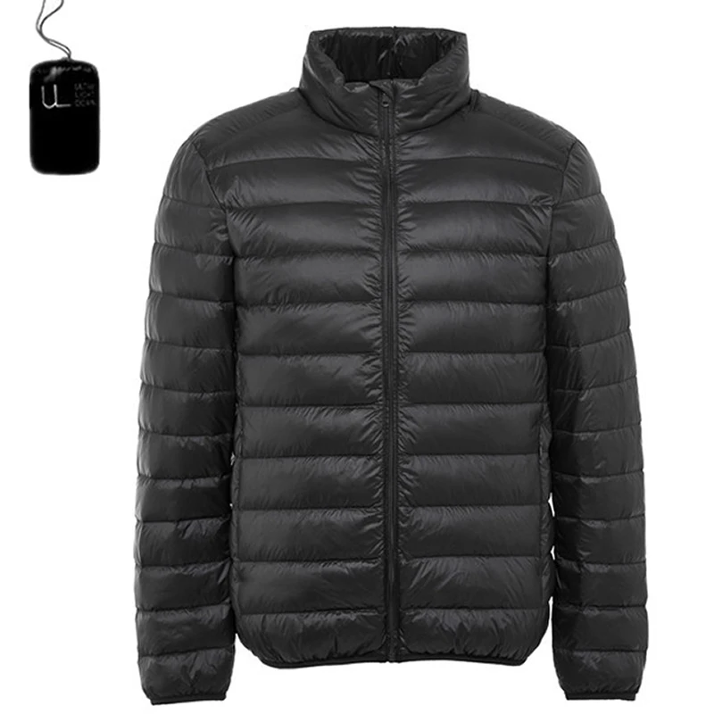 Size 5XL Autumn Fashion Boutique Ultra Light Thin Solid Color Travel Bag Mens Casual Standing Collar White Duck Down Jacket Coat
Size 5XL Autumn Fashion Boutique Ultra Light Thin Solid Color Travel Bag Mens Casual Standing Collar White Duck Down Jacket Coat