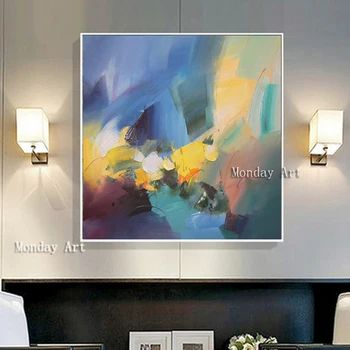 Artist Handpainted Abstract Oil Painting wall Canvas painting Modern color Painting wall art picture home Decor for living room
Artist Handpainted Abstract Oil Painting wall Canvas painting Modern color Painting wall art picture home Decor for living room