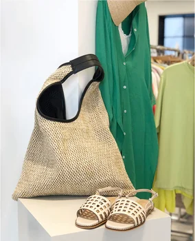 NEW Fashion Handmade Woven Straw Handbag Shoulder Bag Large Summer Beach Bag Women Luxury Handbags Women Bags Designer Ladies
NEW Fashion Handmade Woven Straw Handbag Shoulder Bag Large Summer Beach Bag Women Luxury Handbags Women Bags Designer Ladies