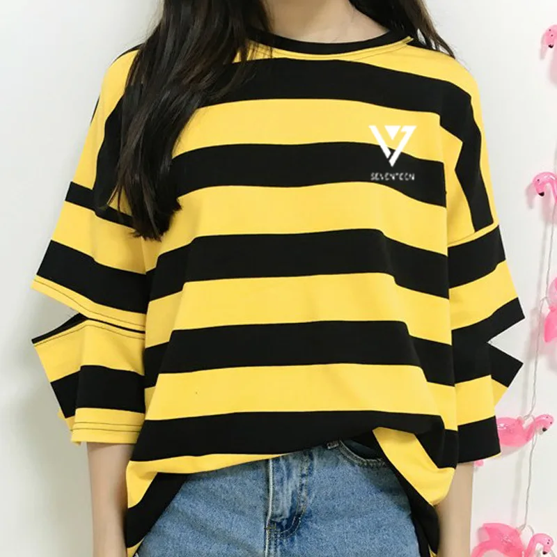 Seventeen Striped T-Shirts 2020 Seventeen Striped T-Shirts 2020