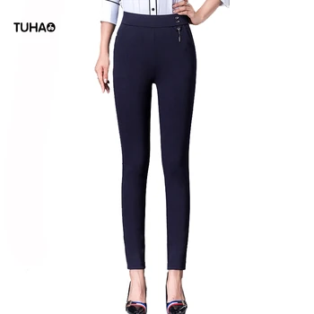 TUHAO Autumn Winter New Solid Breathable Pencil Pants For Office Lady Slim Elastic 6XL Oversize Skinny Trousers Women LQ177
TUHAO Autumn Winter New Solid Breathable Pencil Pants For Office Lady Slim Elastic 6XL Oversize Skinny Trousers Women LQ177
